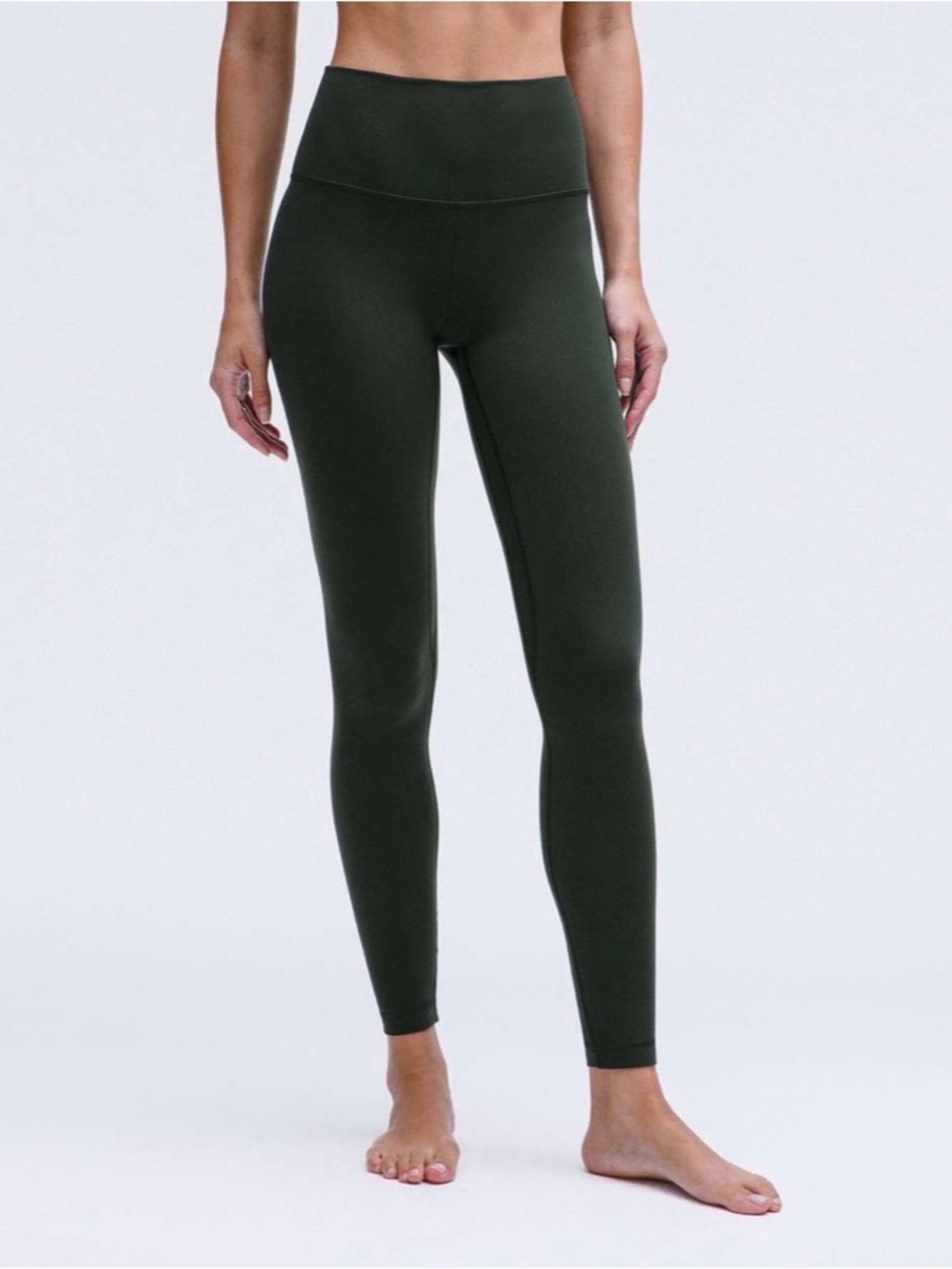 Lululemon High Rise Align 28” Leopard Legacy Green